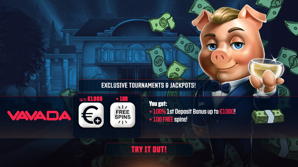 Game screen of the online casino game Vada, featuring colorful graphics and interactive betting options.